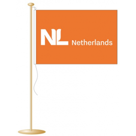 Tafelvlaggetje NL Netherlands logo